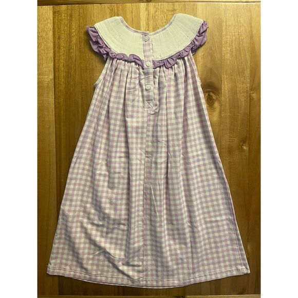 Frilly Little Things Girls Disney Lady & Tramp Dress Size 3T Smocked - Picture 5 of 5